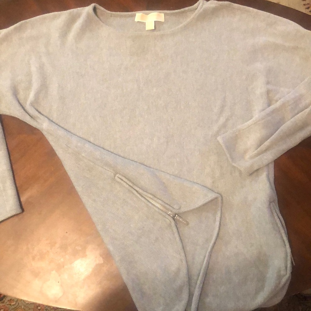 Michael Kors sweater with side zipper detail